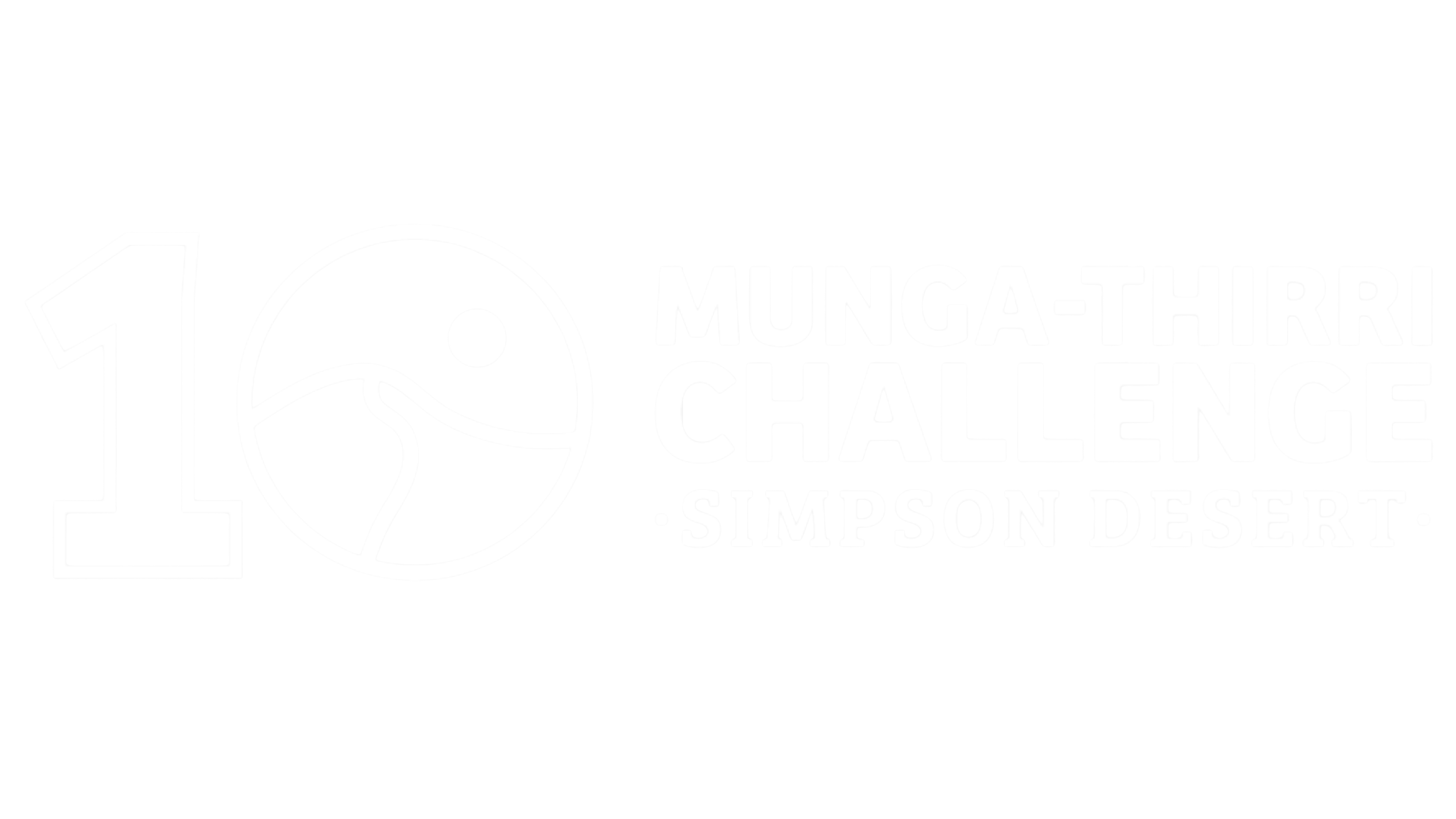 Simpson Desert trek 10-year anniversary logo